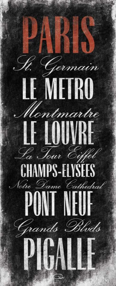 Paris B3 art print by OnRei for $57.95 CAD