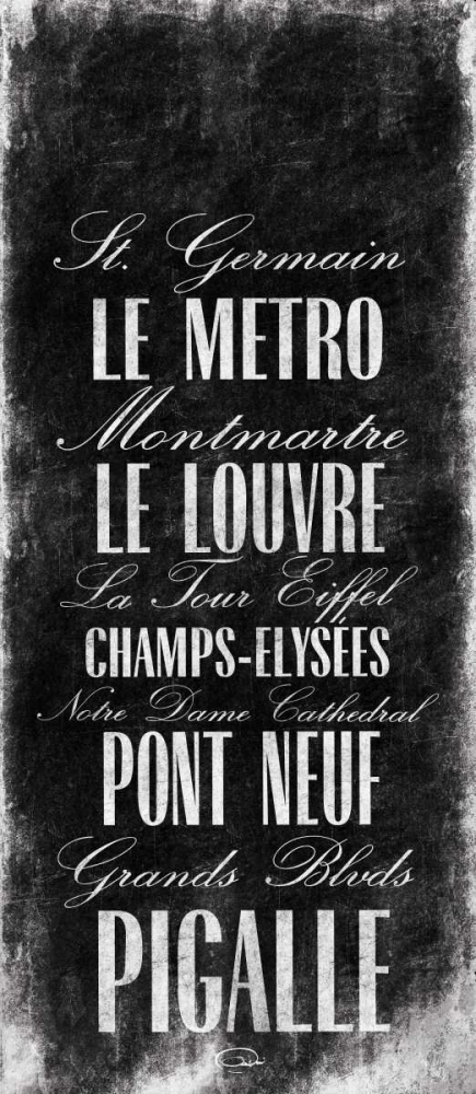 No Paris art print by OnRei for $57.95 CAD
