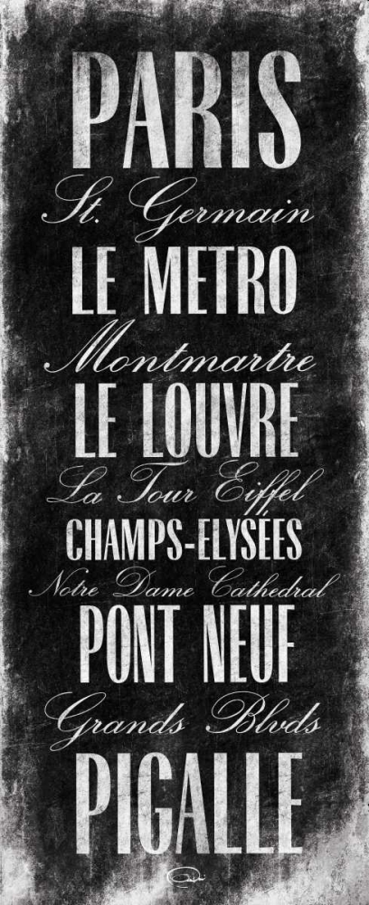 Paris art print by OnRei for $57.95 CAD