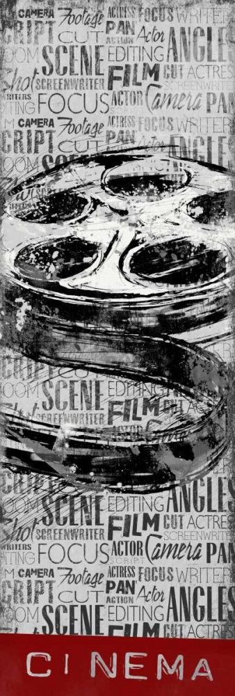 Cinema art print by OnRei for $57.95 CAD