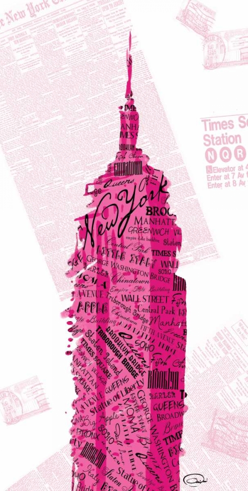 Pink Empire art print by OnRei for $57.95 CAD