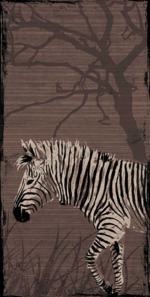 Zebra art print by OnRei for $57.95 CAD