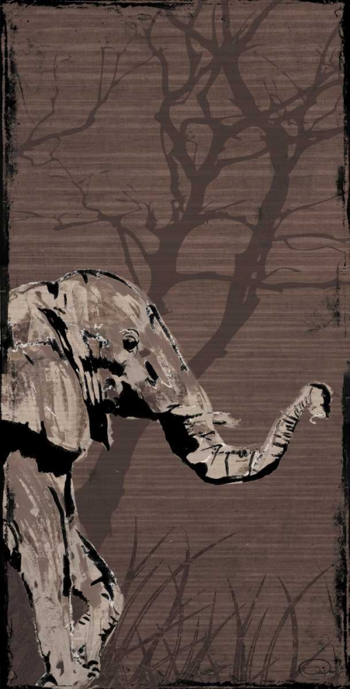 Elephant art print by OnRei for $57.95 CAD