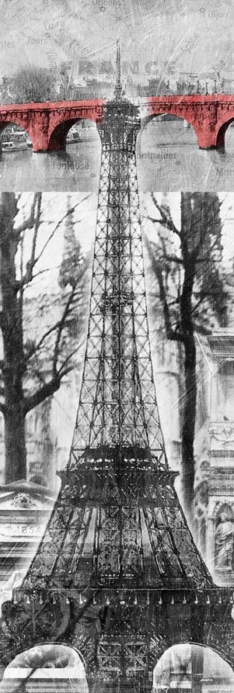 Paris Collage art print by OnRei for $57.95 CAD