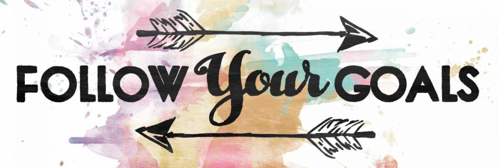 Follow Your Goals art print by OnRei for $57.95 CAD