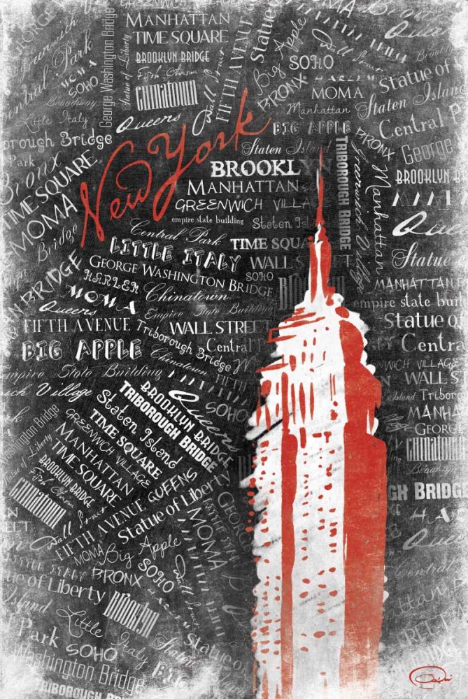 Empire RED art print by OnRei for $57.95 CAD