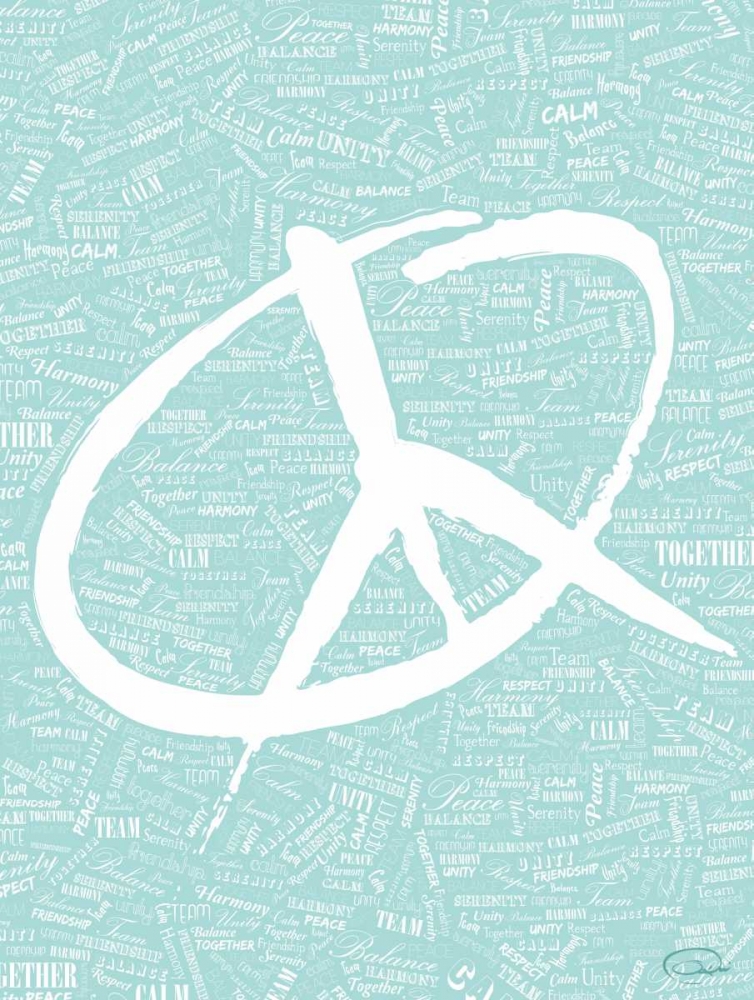AQUA PEACE art print by OnRei for $57.95 CAD