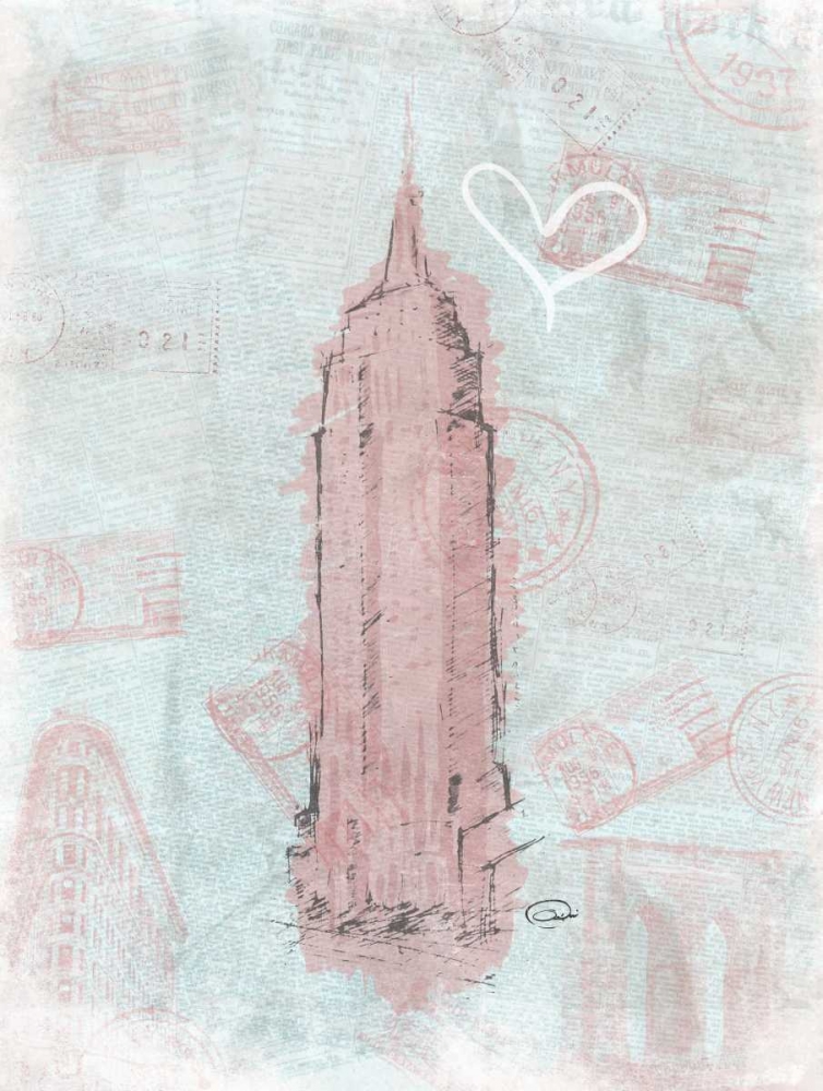 Empire Sketch Romantic art print by OnRei for $57.95 CAD
