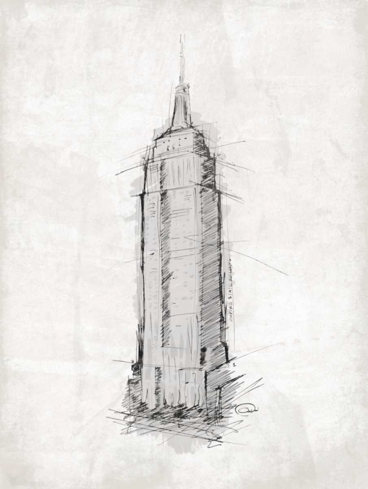 Empire Sketch art print by OnRei for $57.95 CAD