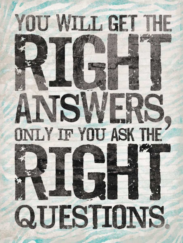 Answer 2 art print by OnRei for $57.95 CAD
