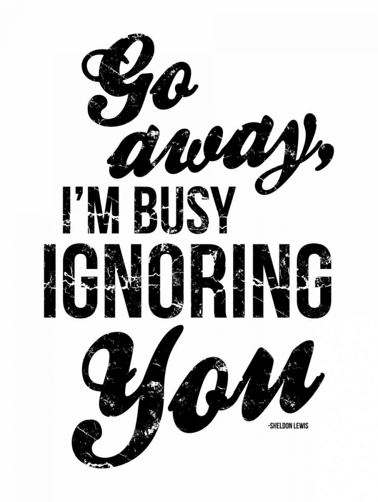 Ignoring art print by OnRei for $57.95 CAD
