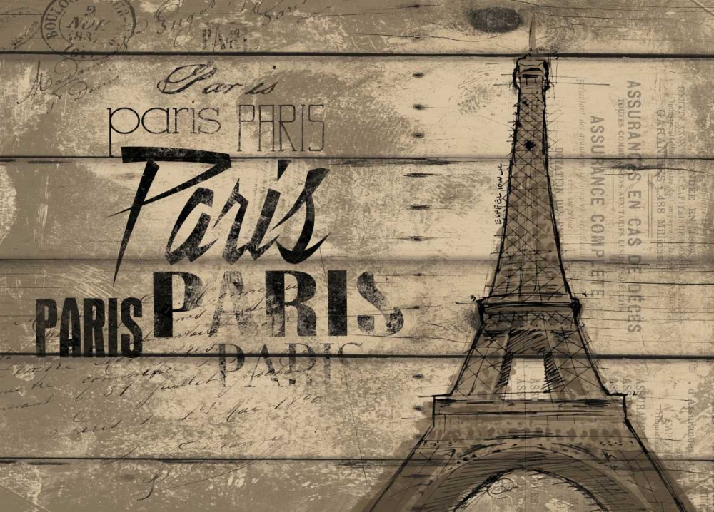 Natural Paris Clean Horizontal art print by OnRei for $57.95 CAD
