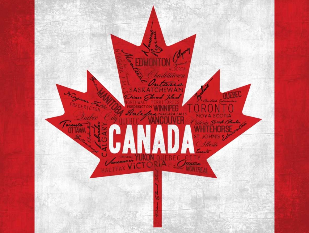 Province Flag art print by OnRei for $57.95 CAD