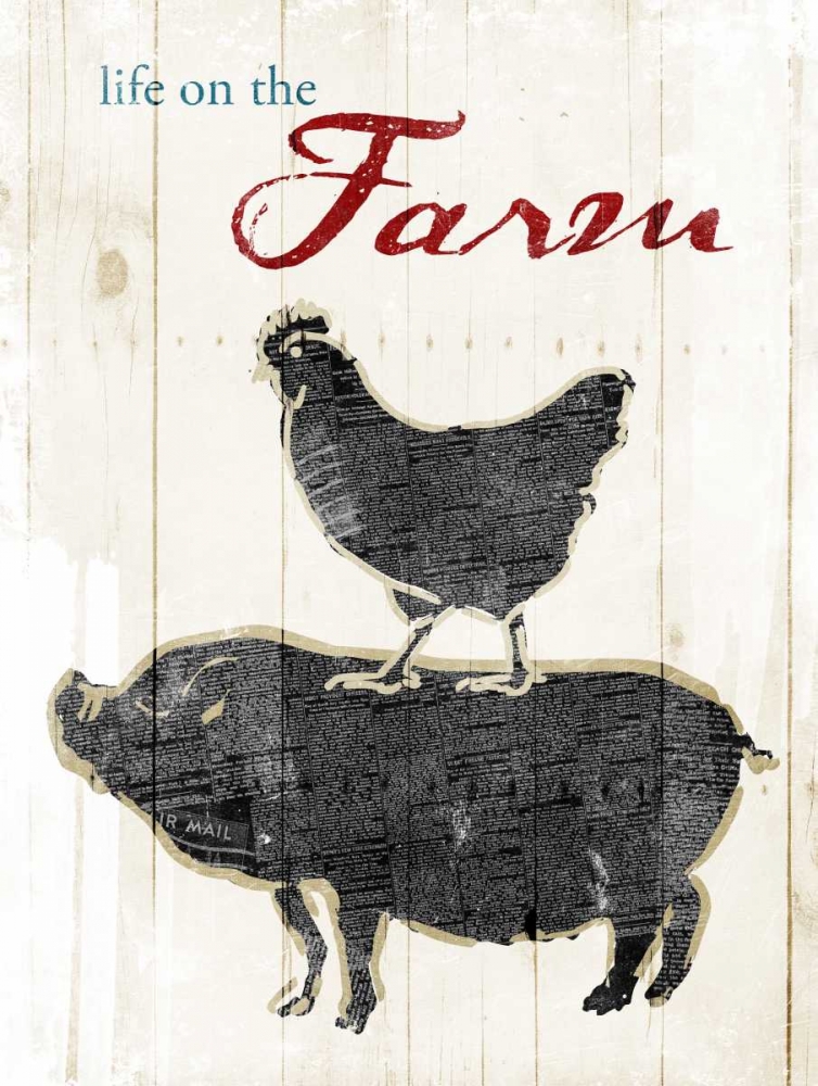 Life On The Farm art print by OnRei for $57.95 CAD