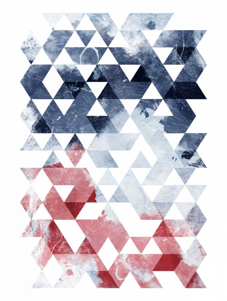 Americana Triangles Too art print by OnRei for $57.95 CAD