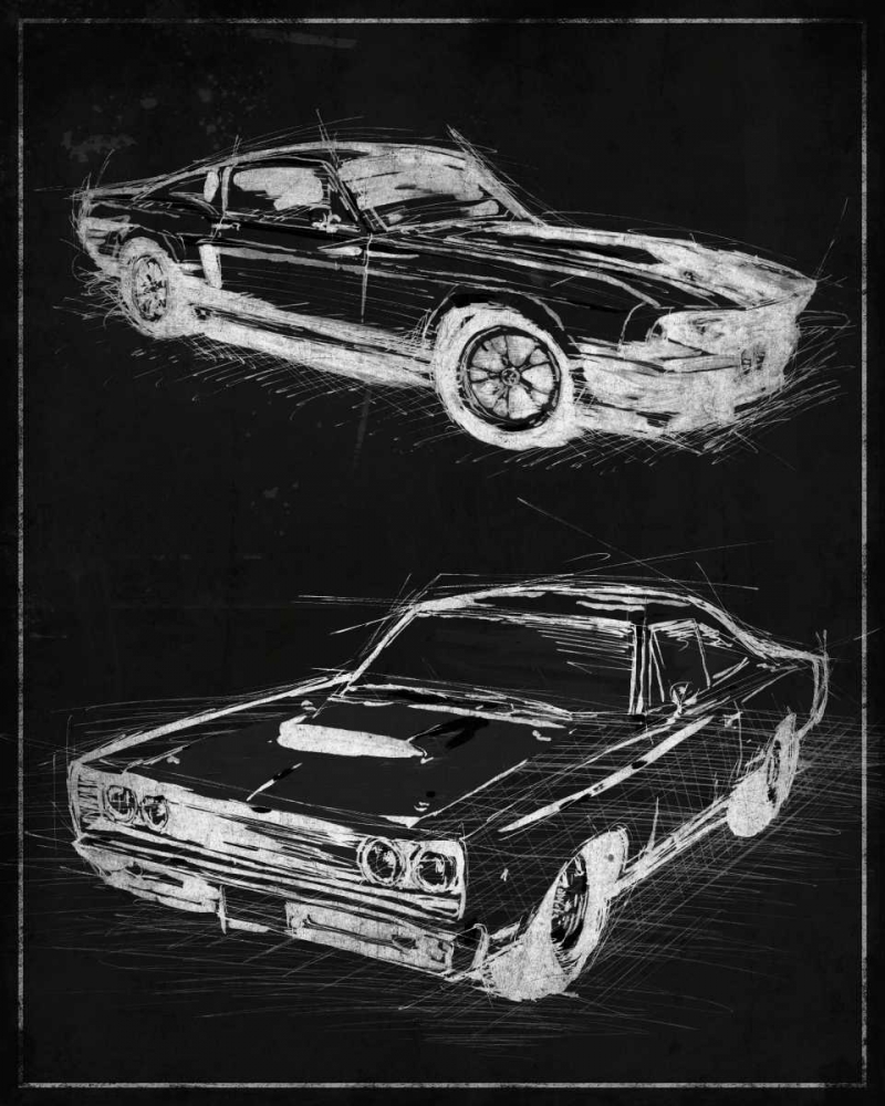 Car Black Print art print by OnRei for $57.95 CAD