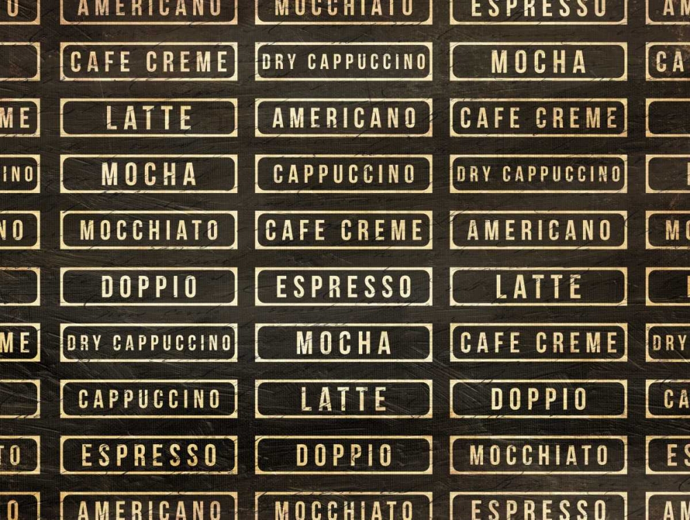 Coffee Drink Wall art print by OnRei for $57.95 CAD