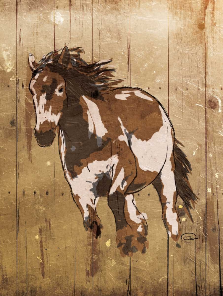 Running Horse art print by OnRei for $57.95 CAD