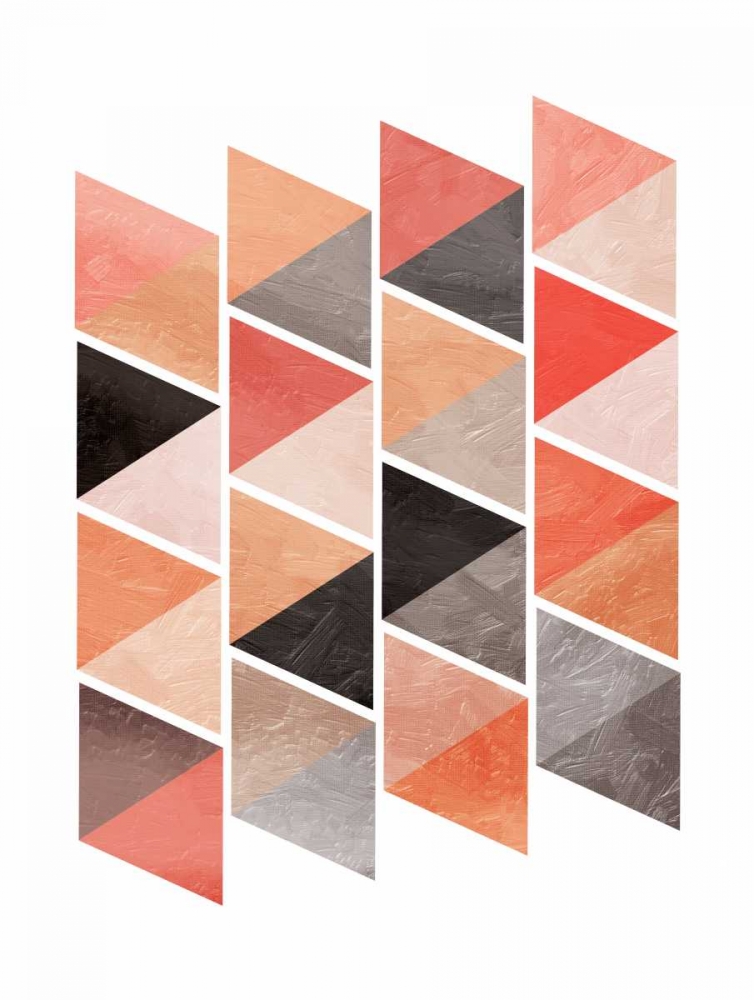 School Of Rose Triangles art print by OnRei for $57.95 CAD