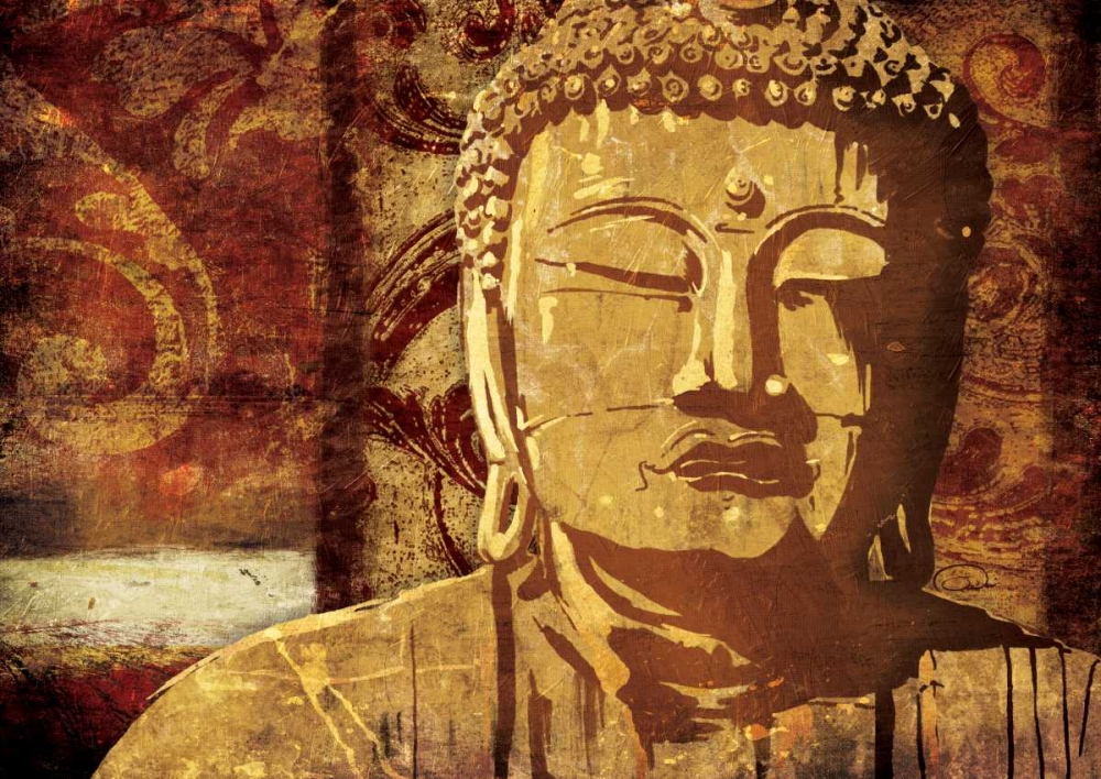 Find Golden Serenity art print by OnRei for $57.95 CAD
