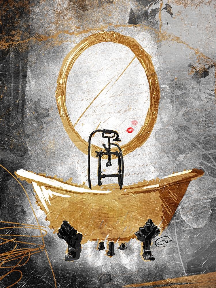 Golden Relaxation art print by OnRei for $57.95 CAD