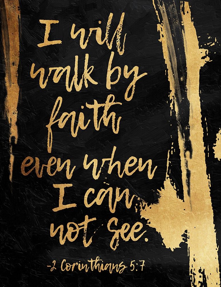 Walk By Faith art print by OnRei for $57.95 CAD