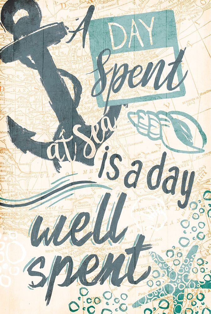A Day At Blue Sea art print by OnRei for $57.95 CAD