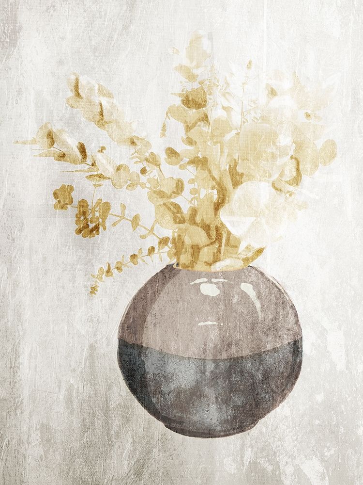 Yellow Flowers In Vase Mate art print by OnRei for $57.95 CAD