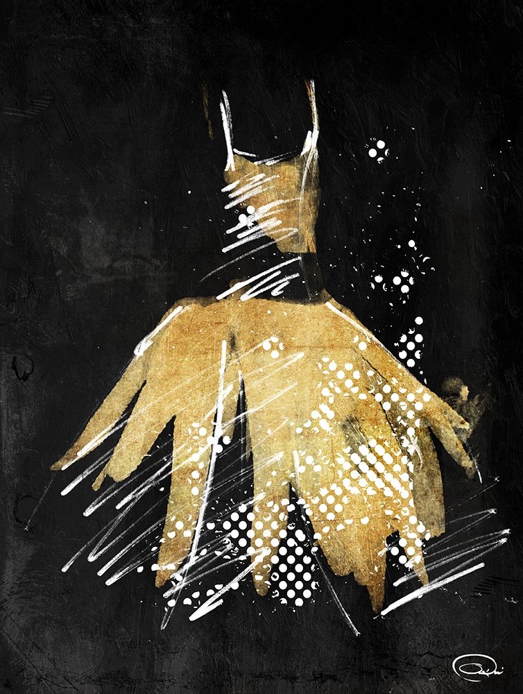 Gold Dress White Dots art print by OnRei for $57.95 CAD