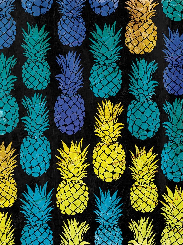 Multi Pineapples art print by OnRei for $57.95 CAD