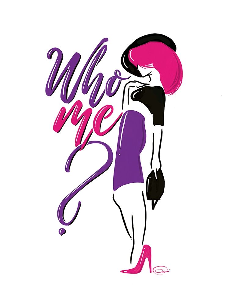 Sassy Who Me art print by OnRei for $57.95 CAD