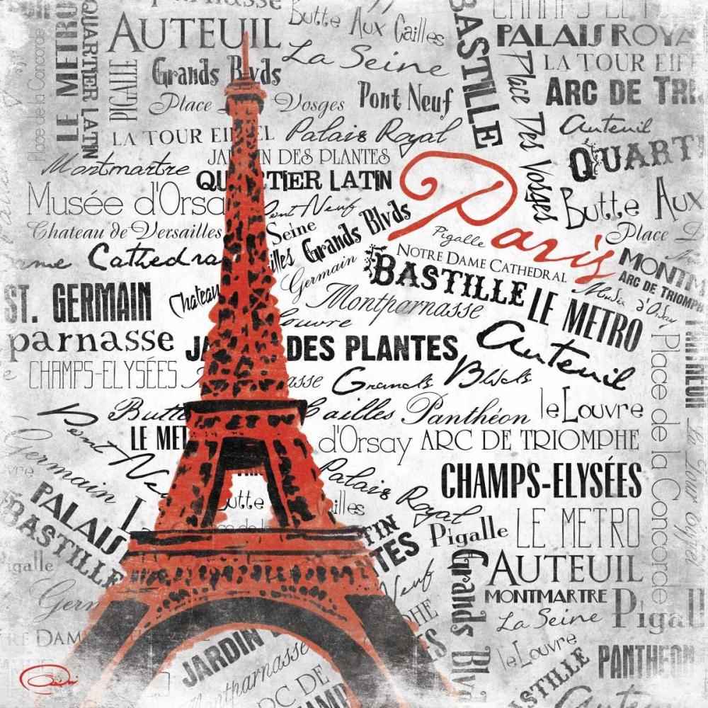 Eiffel art print by OnRei for $57.95 CAD