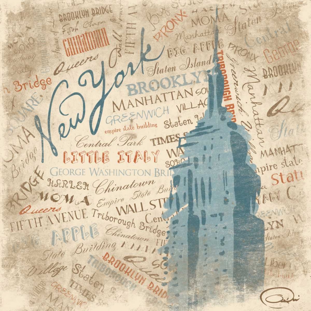 New York SQ art print by OnRei for $57.95 CAD