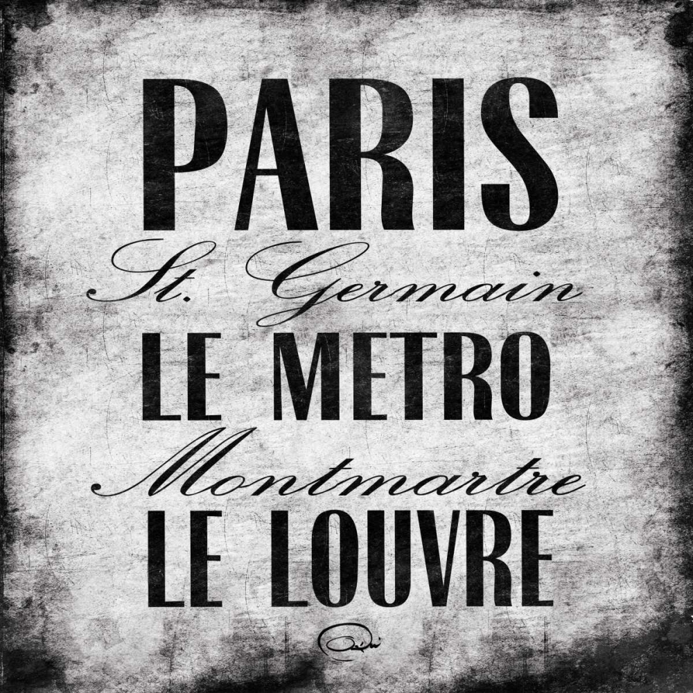 Paris One art print by OnRei for $57.95 CAD
