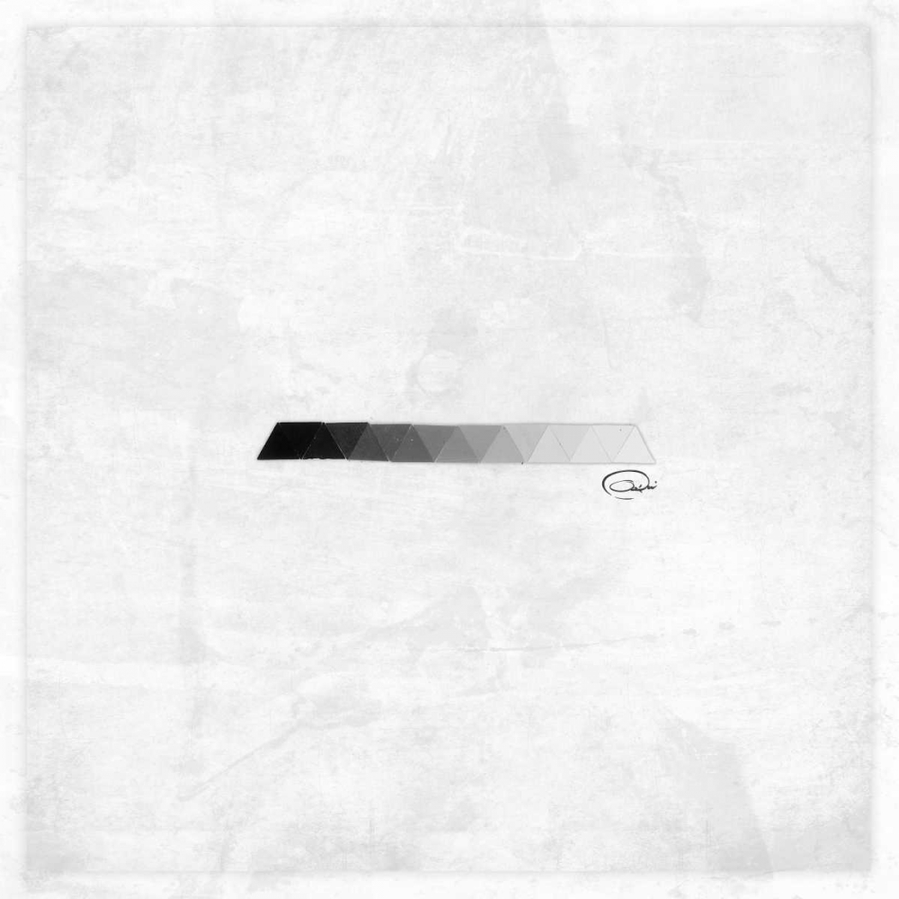 Triangle Grey Strip art print by OnRei for $57.95 CAD