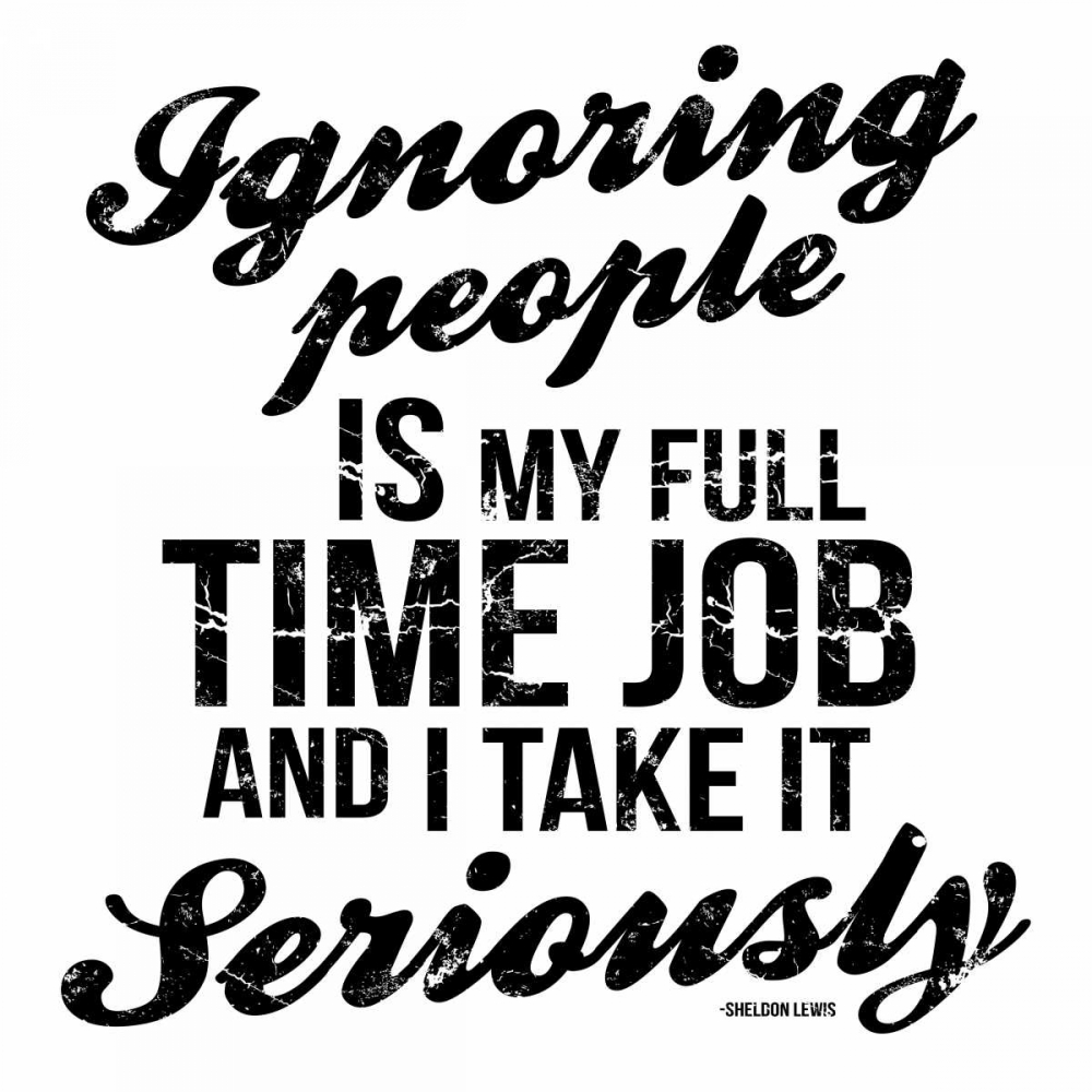 MY JOB art print by OnRei for $57.95 CAD