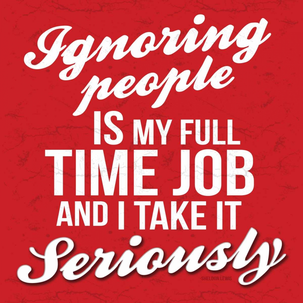 MY JOB B art print by OnRei for $57.95 CAD