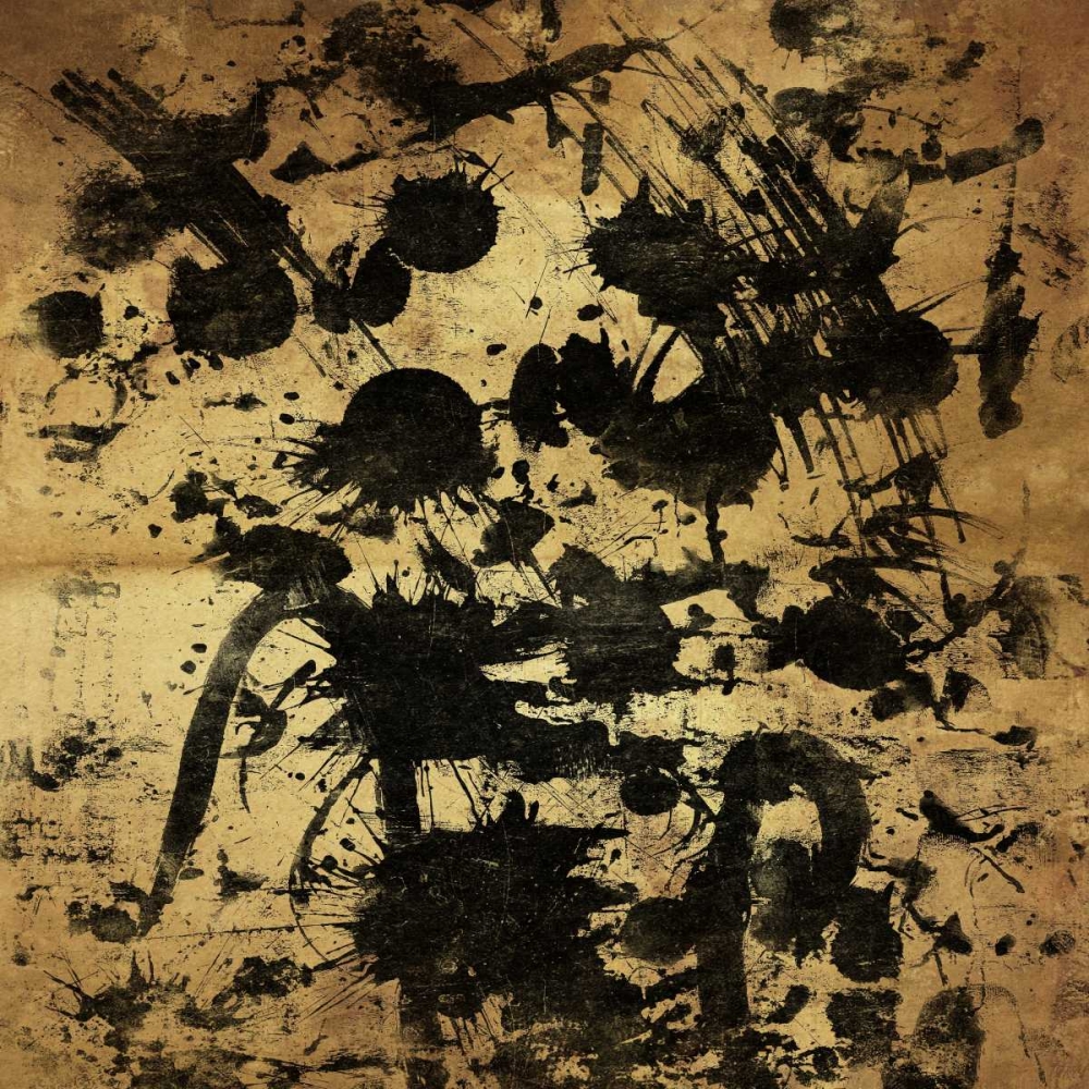 Splatter GOLD art print by OnRei for $57.95 CAD