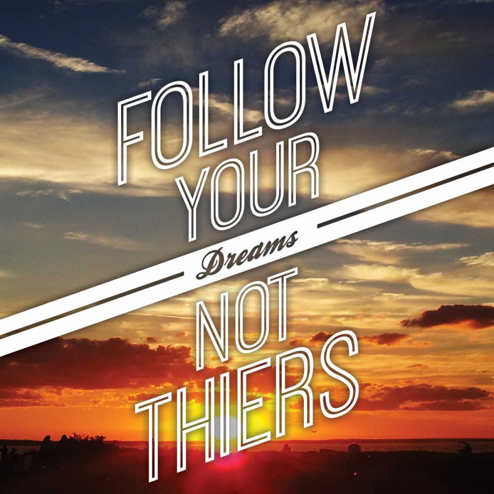 Follow Yours art print by OnRei for $57.95 CAD