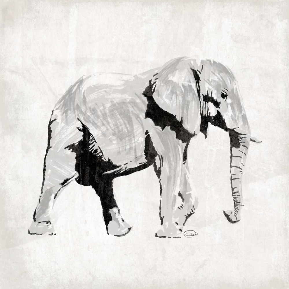 Elephant art print by OnRei for $57.95 CAD