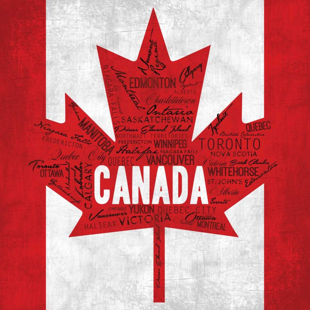 Provinces art print by OnRei for $57.95 CAD