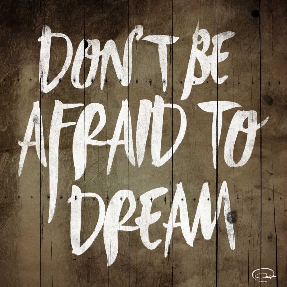 Afraid To Dream Wood art print by OnRei for $57.95 CAD