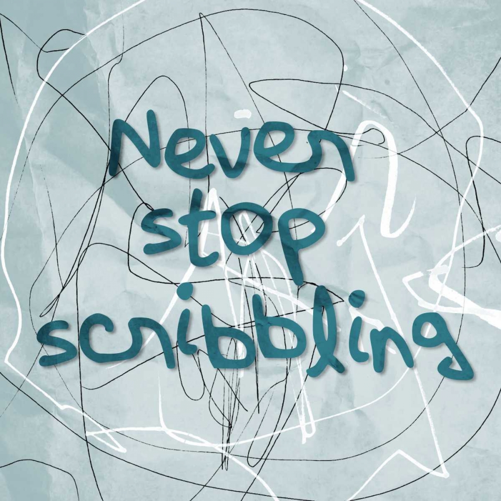 Scribble art print by OnRei for $57.95 CAD