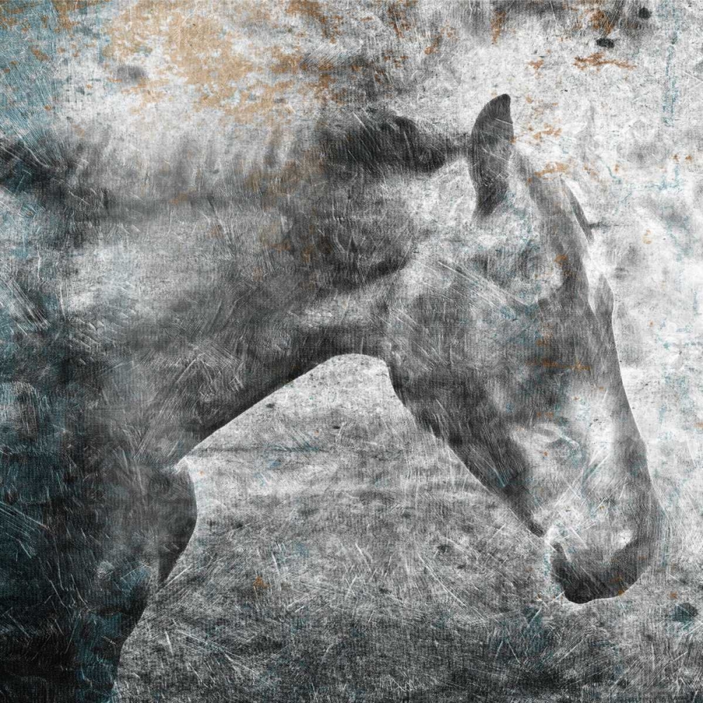 Horse Kiss art print by OnRei for $57.95 CAD