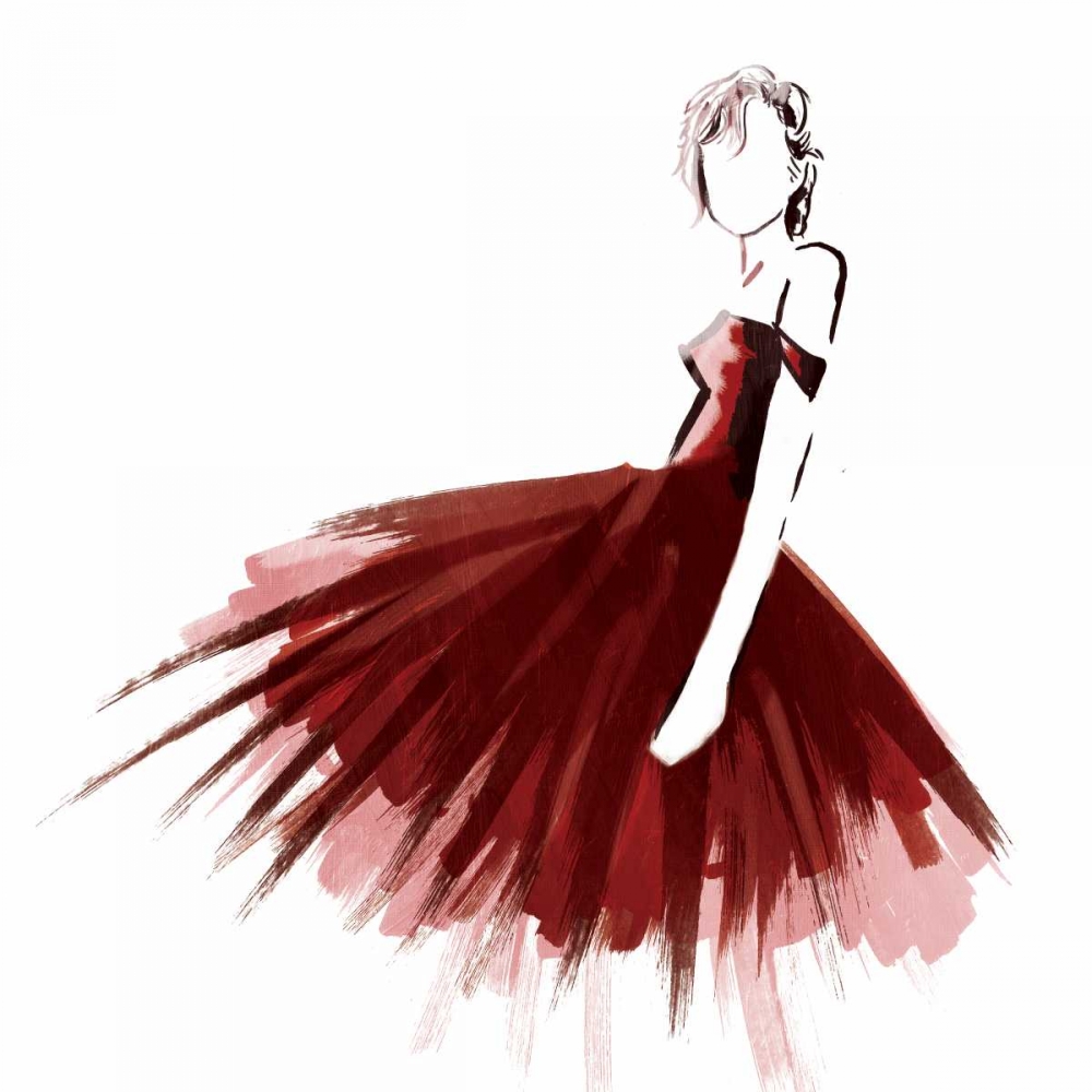 Red Attitude art print by OnRei for $57.95 CAD