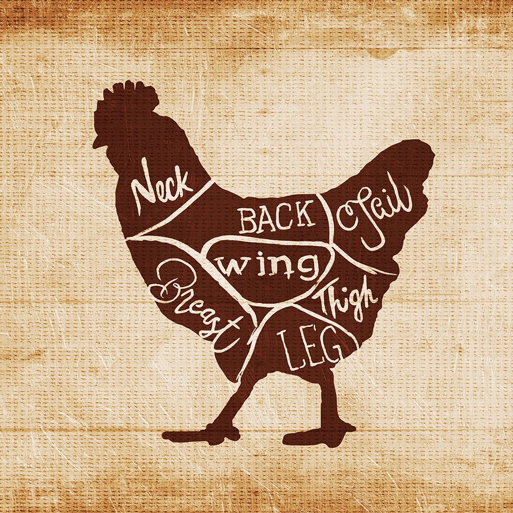 Chicken Cut art print by OnRei for $57.95 CAD