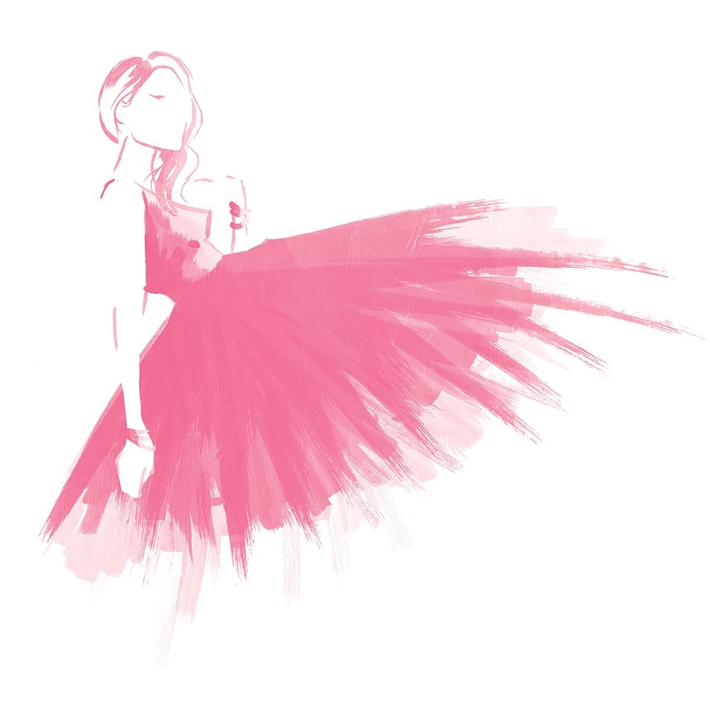 Pink Attitude Two art print by OnRei for $57.95 CAD