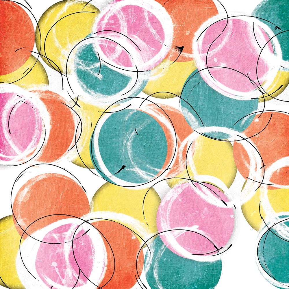 Fun Circles art print by OnRei for $57.95 CAD