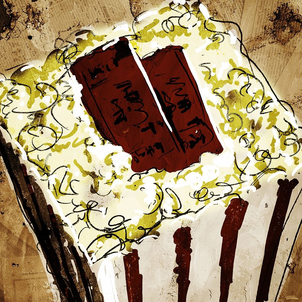 Popcorn Tickets art print by OnRei for $57.95 CAD