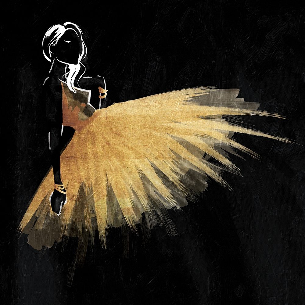 Golden Dress Puff Mate art print by OnRei for $57.95 CAD